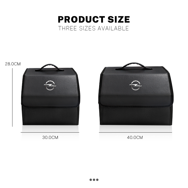 Car Trunk Organizer Box Leathe - огляд і ціна Car Trunk Organizer Foldable Storage Box