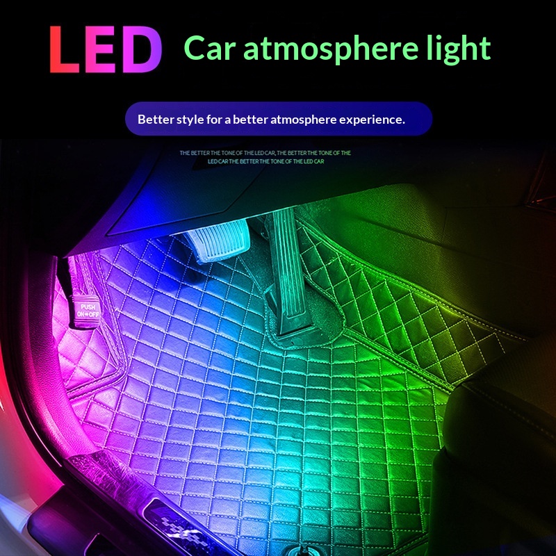 RGB LED Car Footwell Ambient L - огляд і ціна Led Ambient Interior Car Lights App Control