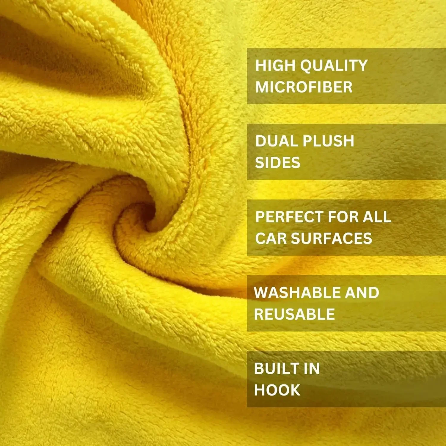 1/10pcs Car Wash Microfiber To - огляд і ціна Microfiber Car Drying Towel Super Absorbent