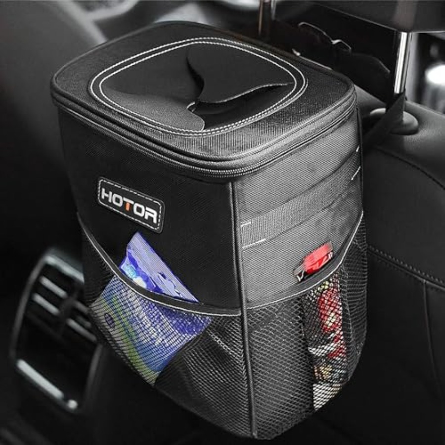 Car Trash Can with Lid and Sto - огляд і ціна Waterproof Car Trash Can With Lid