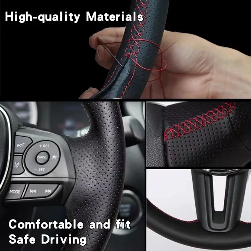 for Honda Accord Euro 2008-201 - огляд і ціна Car Steering Wheel Cover Anti Slip Breathable