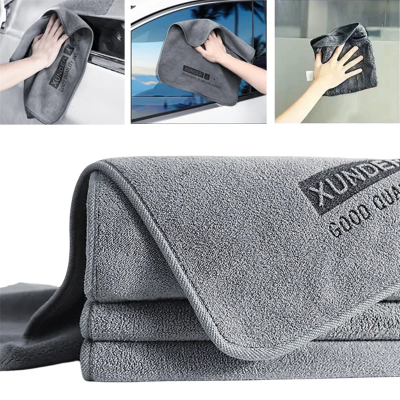 Thickened Double Layer Microfi - огляд і ціна Microfiber Car Drying Towel Super Absorbent