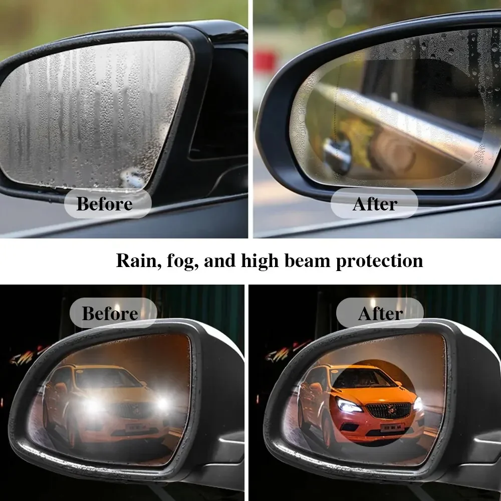 2pcs Universal Anti-Fog Anti-g - огляд і ціна Anti Glare Car Rearview Mirror Film