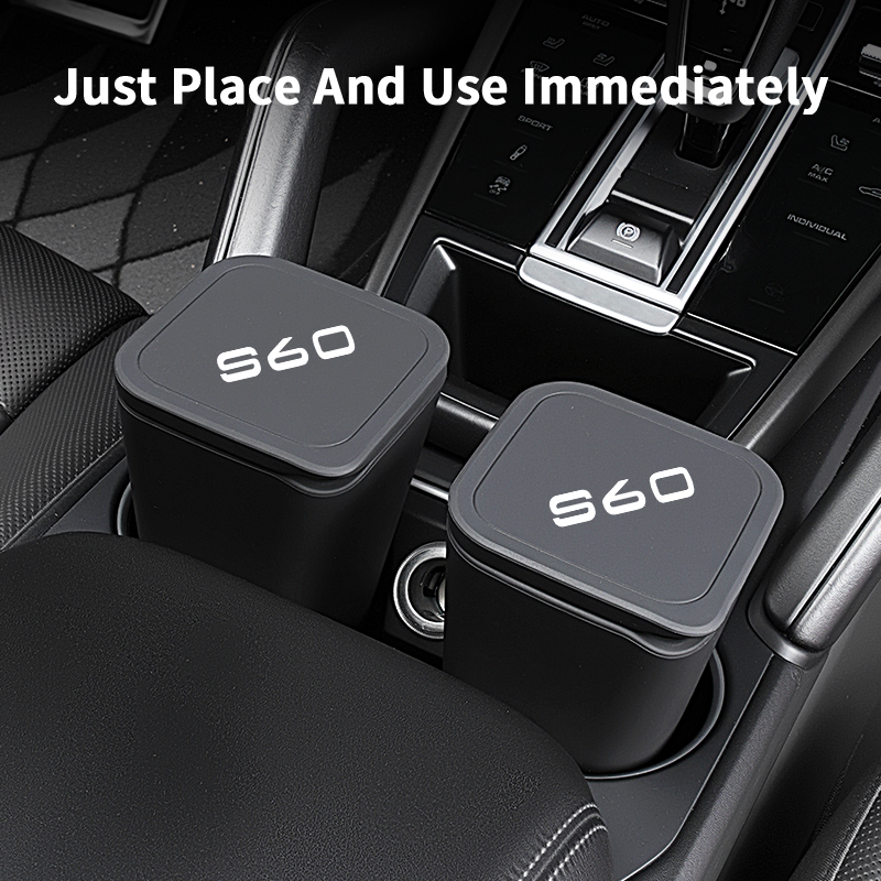 Silicone Car Door Storage Tras - огляд і ціна Waterproof Car Trash Can With Lid