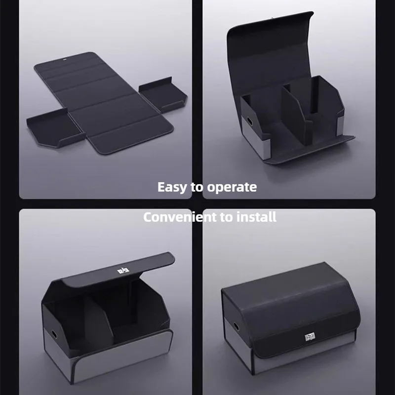 Light Luxury Suede Car Trunk S - огляд і ціна Car Trunk Organizer Foldable Storage Box