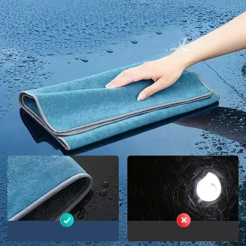 Plush Short Pile Microfiber To - огляд і ціна Microfiber Car Drying Towel Super Absorbent