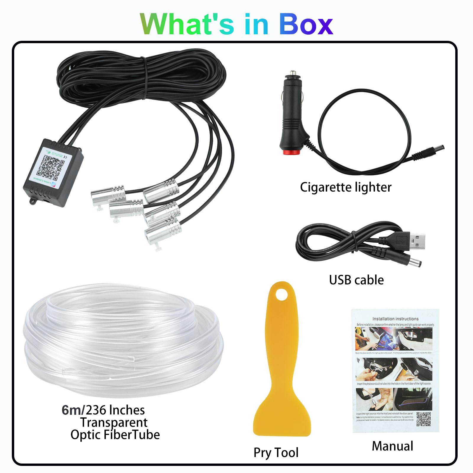 DIY Flexible Neon Light 12V RG - огляд і ціна Led Ambient Interior Car Lights App Control