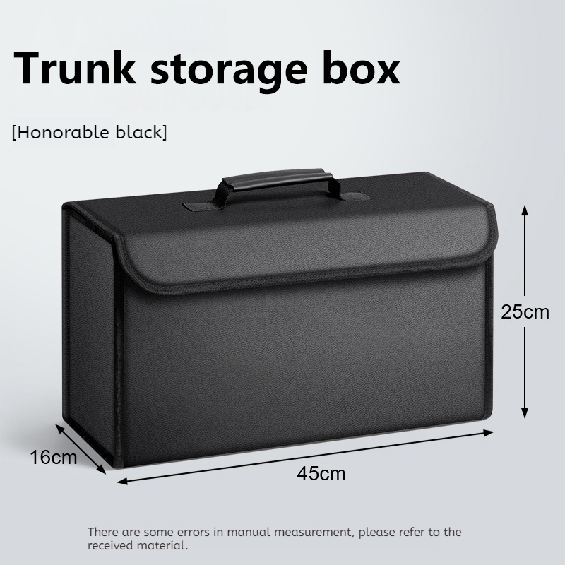 Car Leather Trunk Organizer Fo - огляд і ціна Car Trunk Organizer Foldable Storage Box
