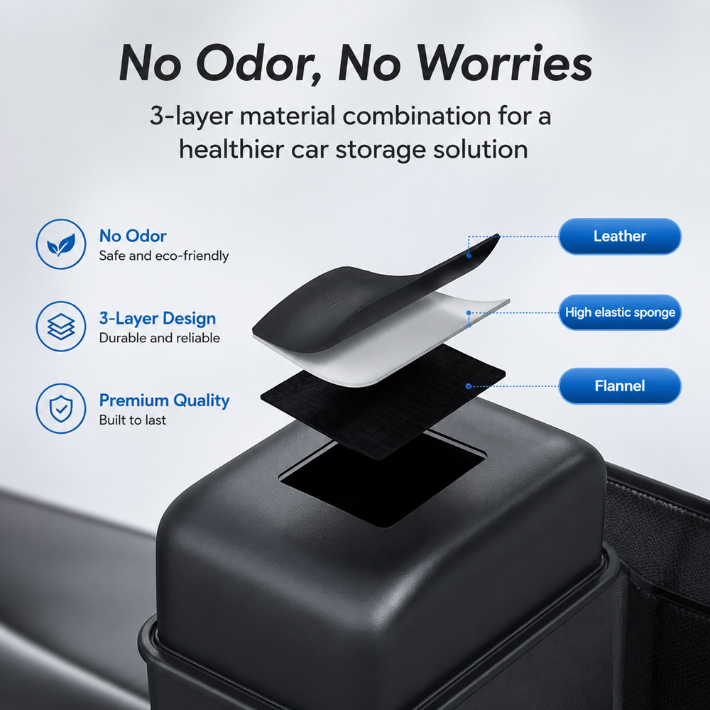 1Pc Kcimo Hanging PU Leather C - огляд і ціна Car Trunk Organizer Foldable Storage Box