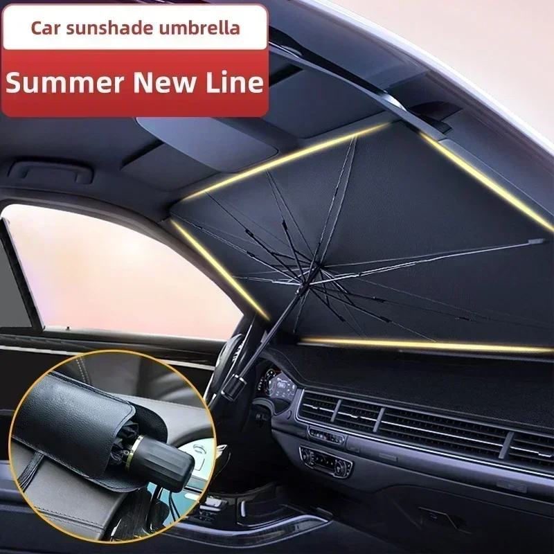 1PC Foldable Car Windshield Su - огляд і ціна Car Sunshade Windshield Umbrella Foldable